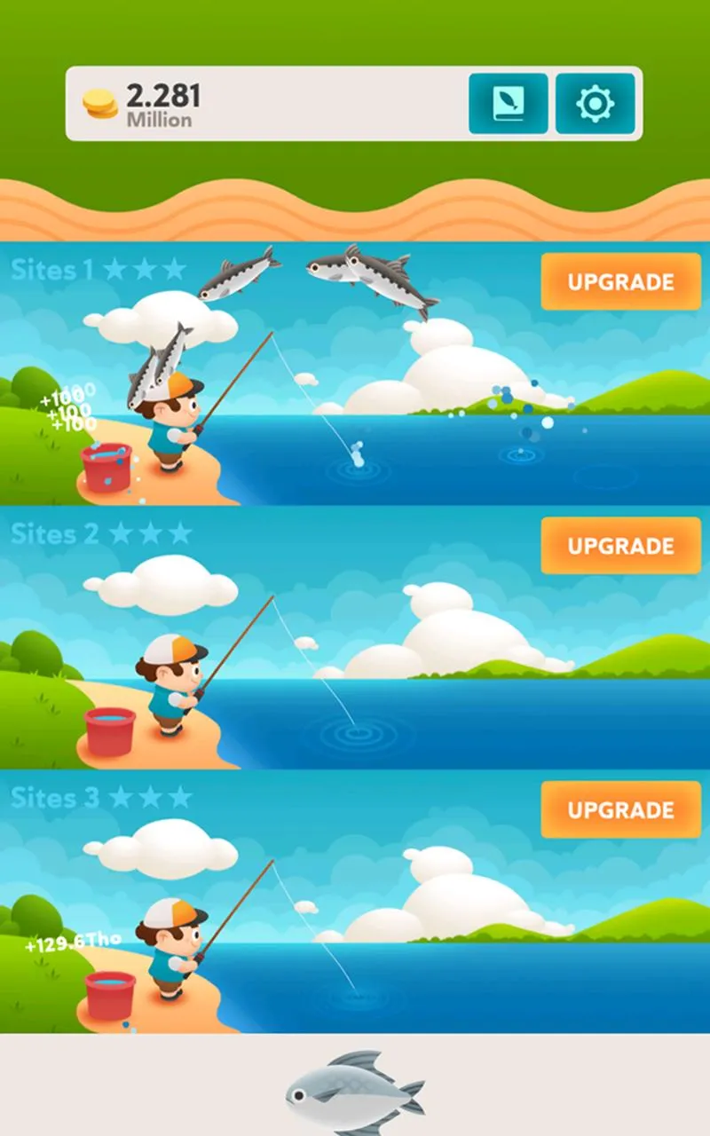 Idle fishing inc. | Indus Appstore | Screenshot