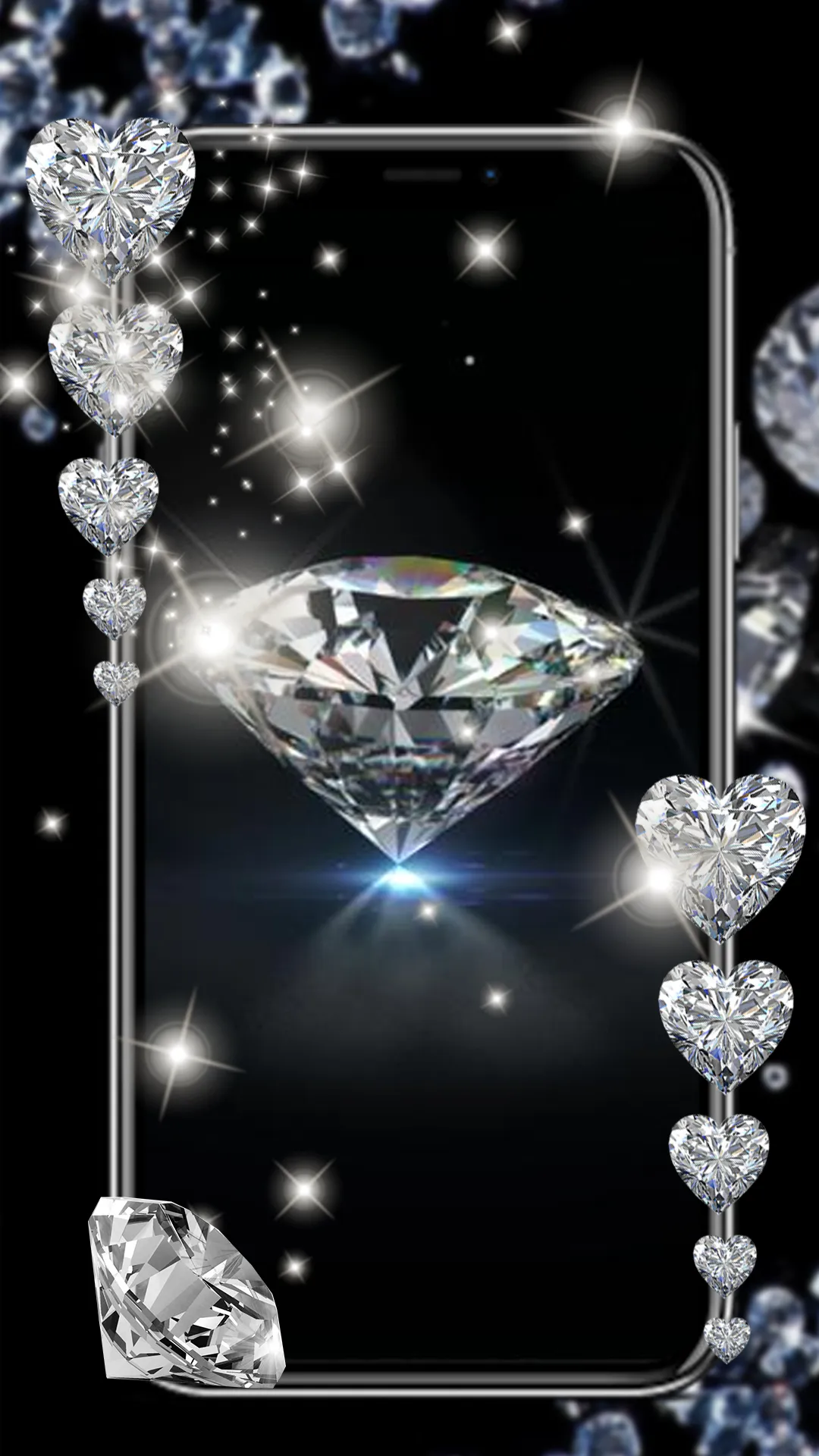 Diamond Live Wallpaper 3D | Indus Appstore | Screenshot