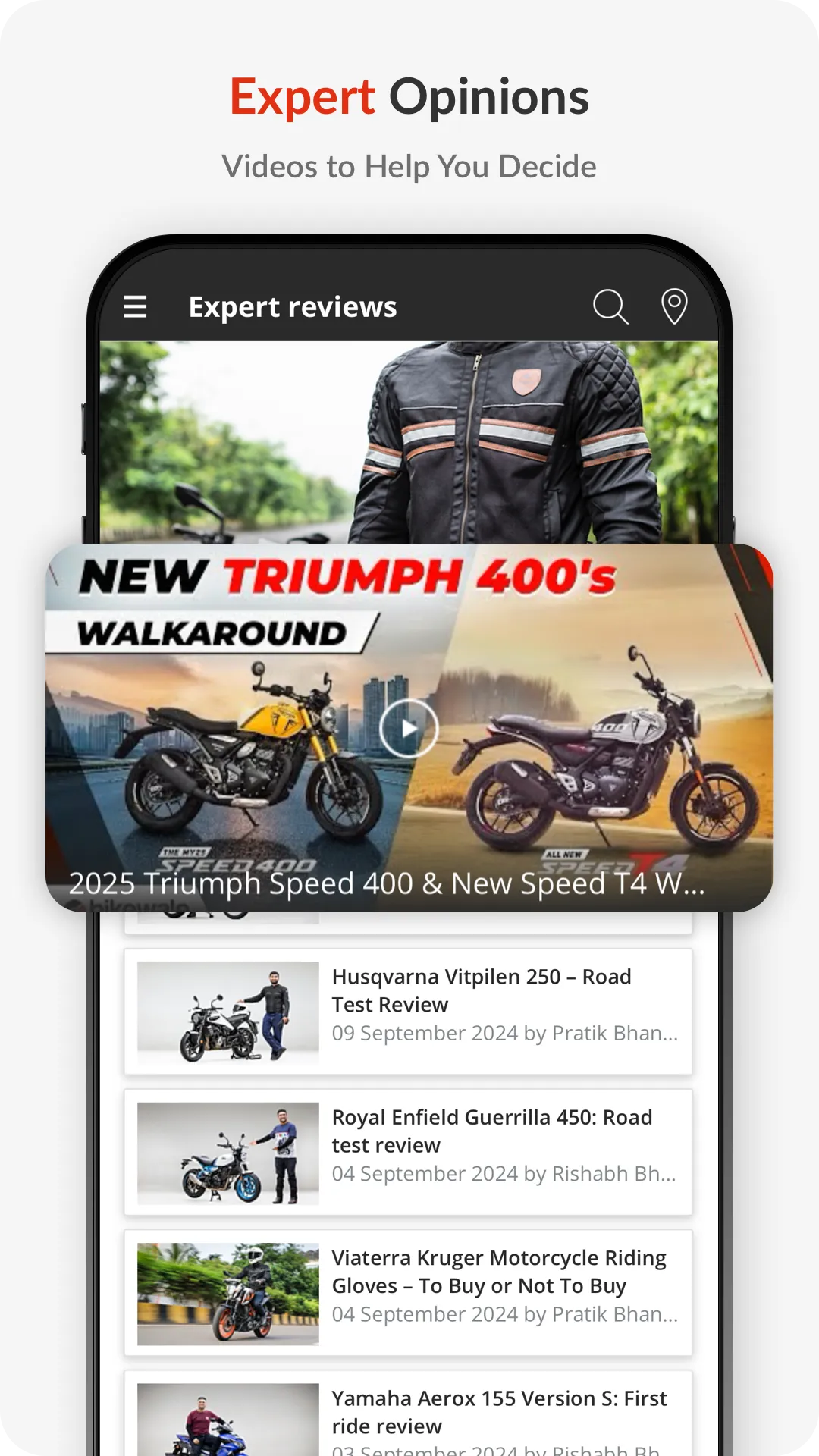 BikeWale- Bikes & Two Wheelers | Indus Appstore | Screenshot