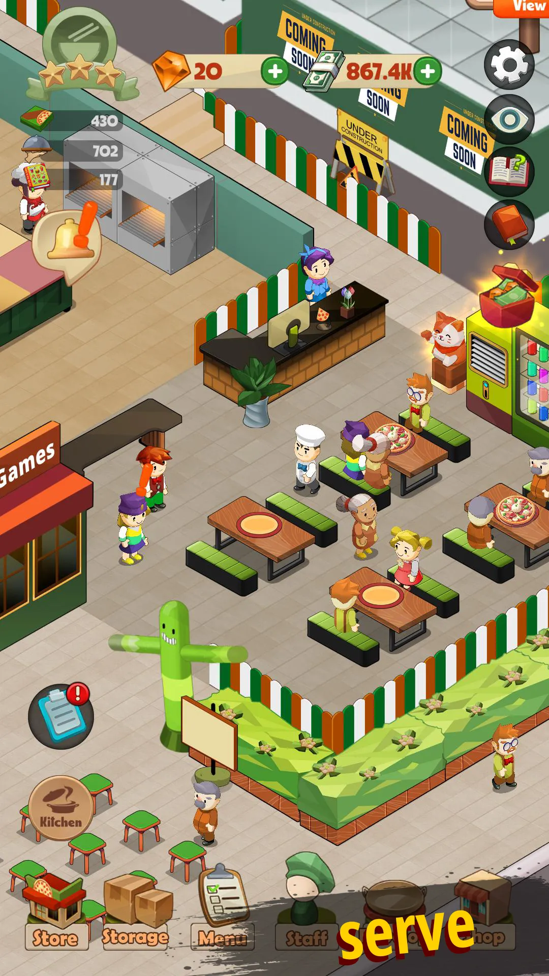 Pizza Tycoon: Idle Restaurant | Indus Appstore | Screenshot