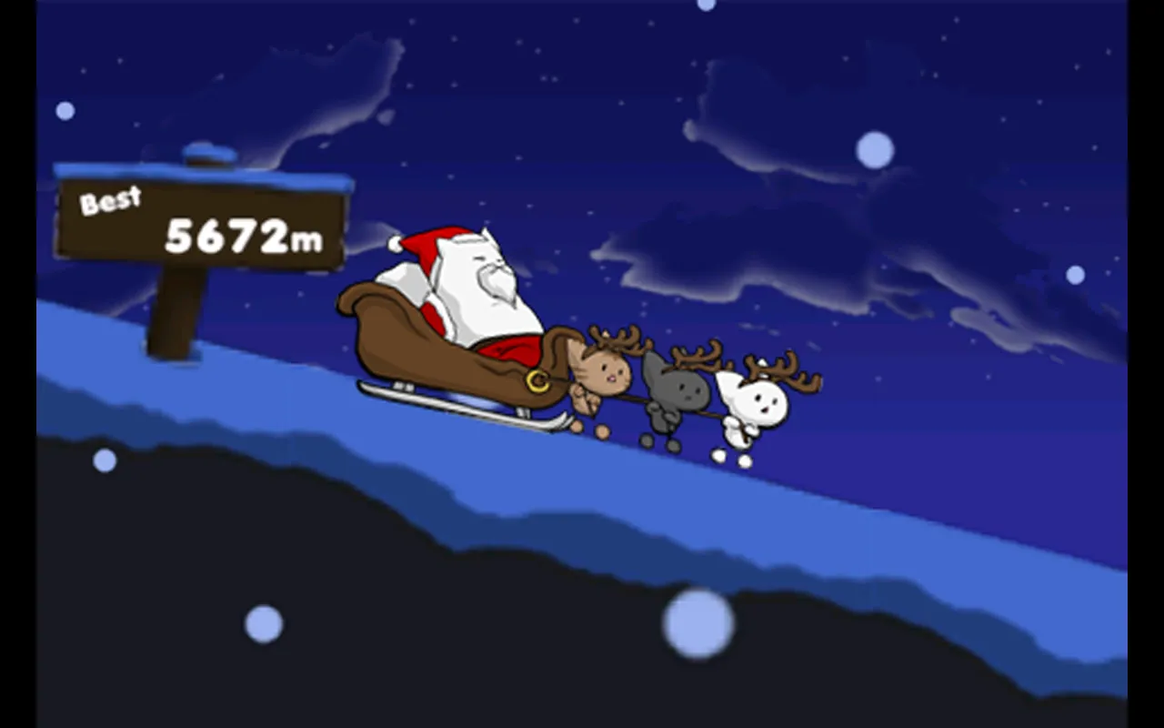 Flying Santa Cat | Indus Appstore | Screenshot