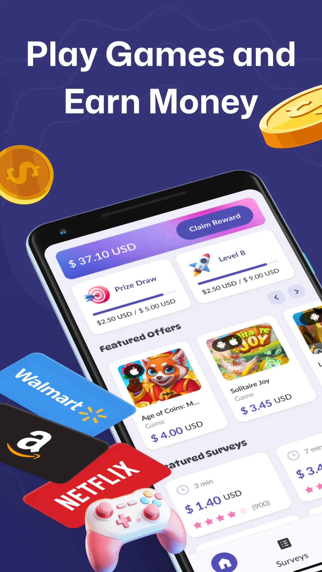 EarnStar: Play & Earn Money | Indus Appstore | Screenshot