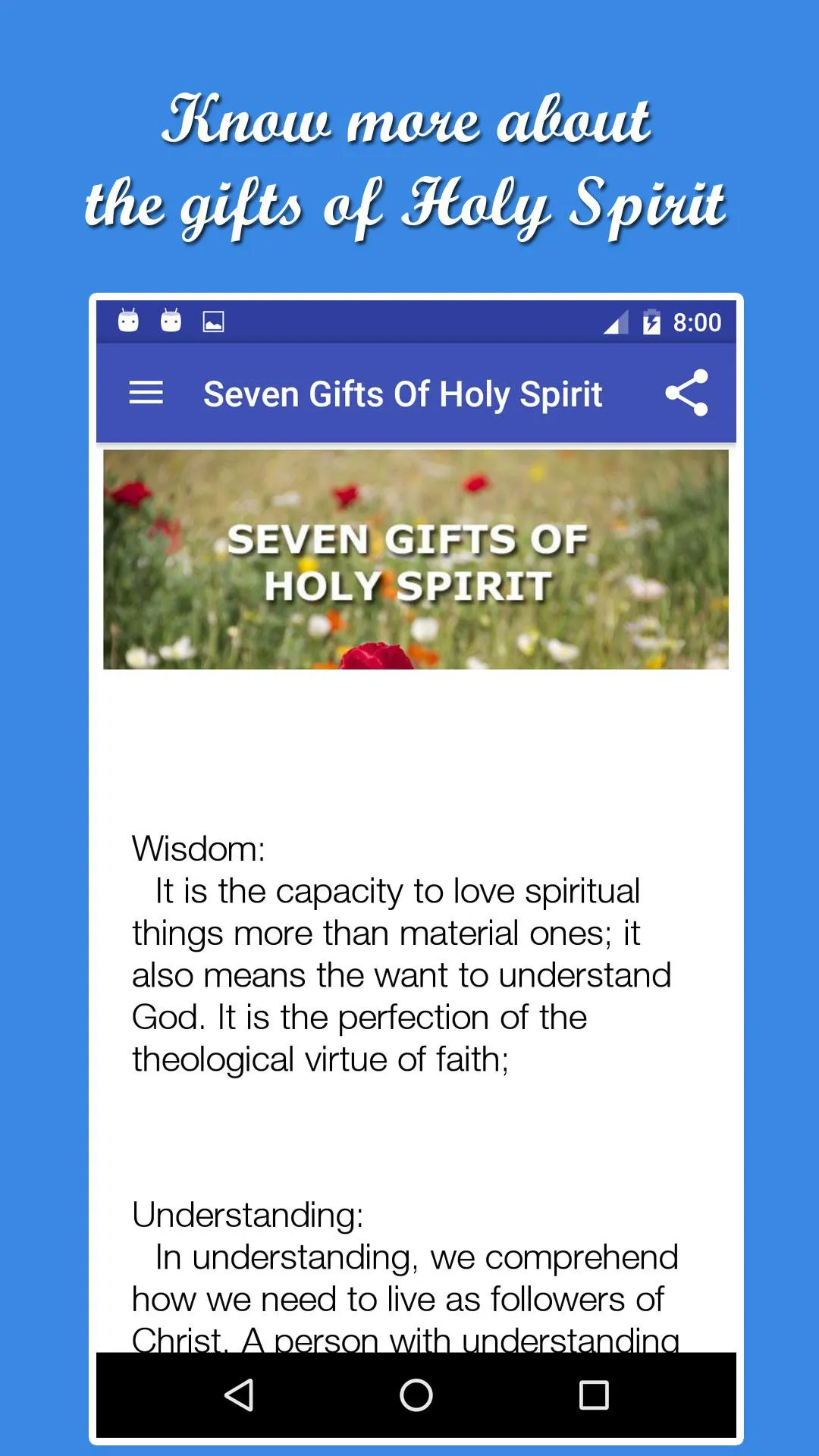 Holy Spirit Novena And Prayers | Indus Appstore | Screenshot