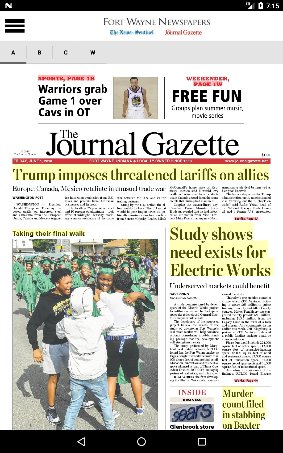 Journal Gazette, Fort Wayne | Indus Appstore | Screenshot