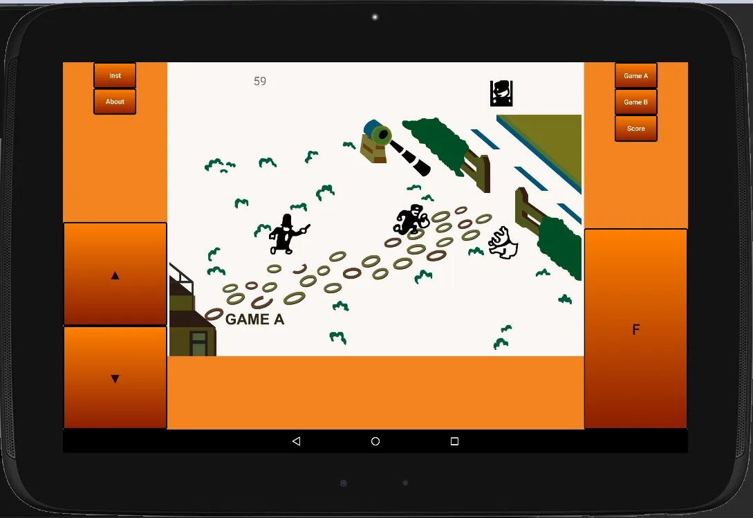 Arcade Thief in Garden | Indus Appstore | Screenshot