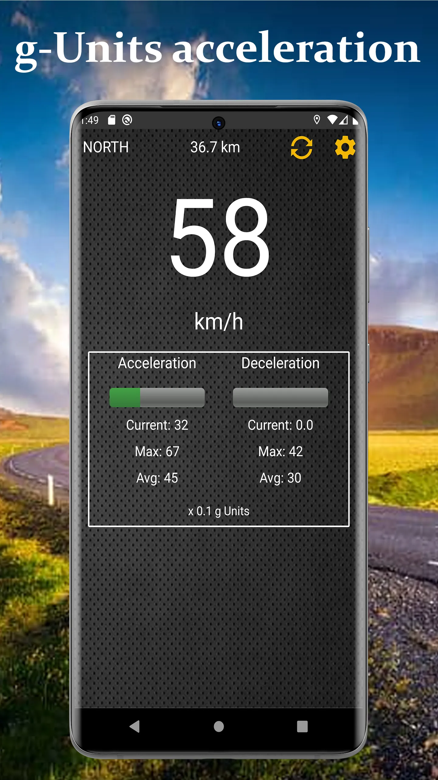 Speedometer and G-Force meter | Indus Appstore | Screenshot