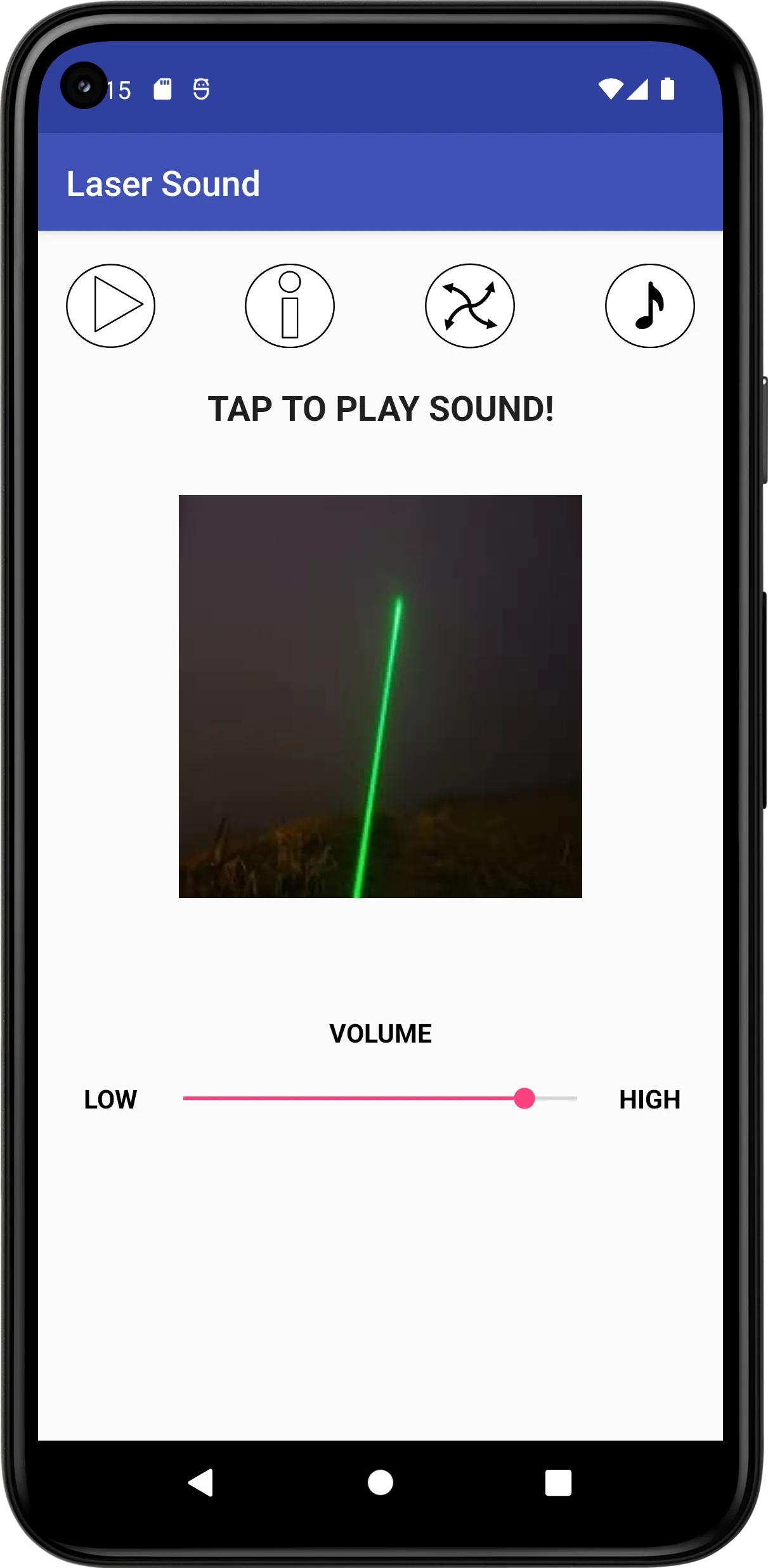 Laser Sound | Indus Appstore | Screenshot