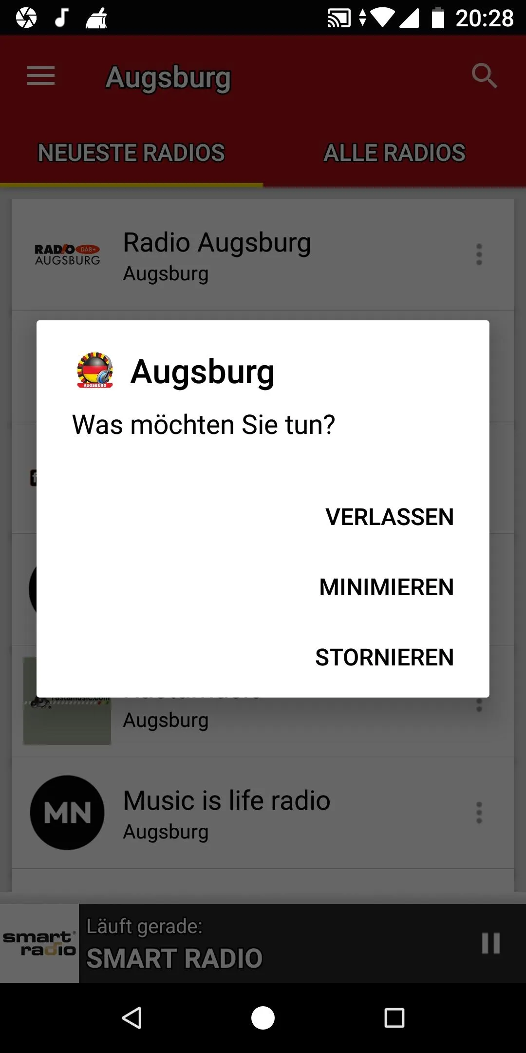 Radiosender aus Augsburg | Indus Appstore | Screenshot