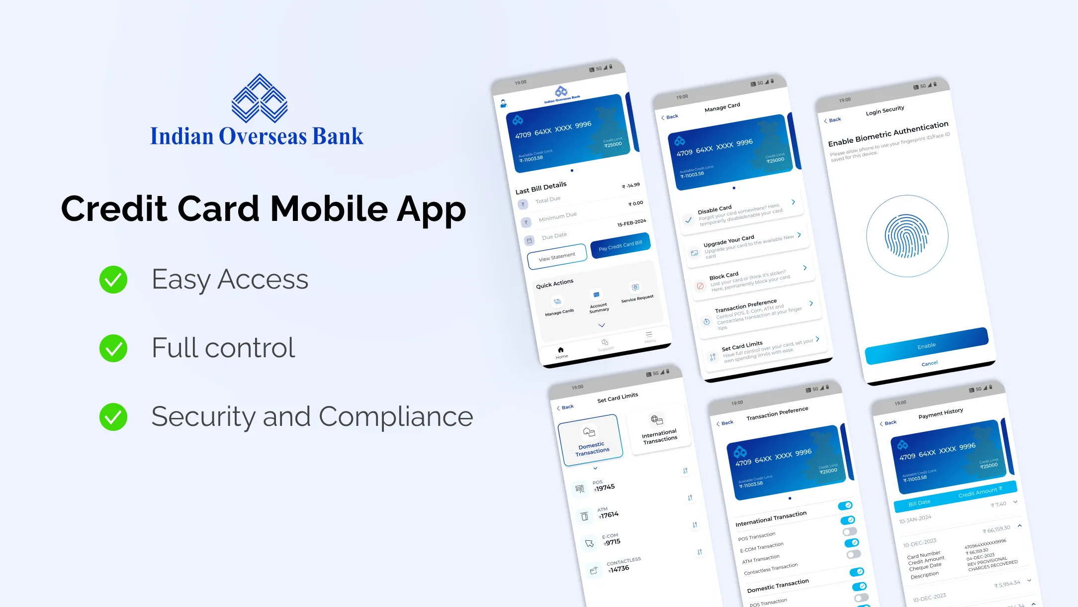 IOB Credit Card | Indus Appstore | Screenshot