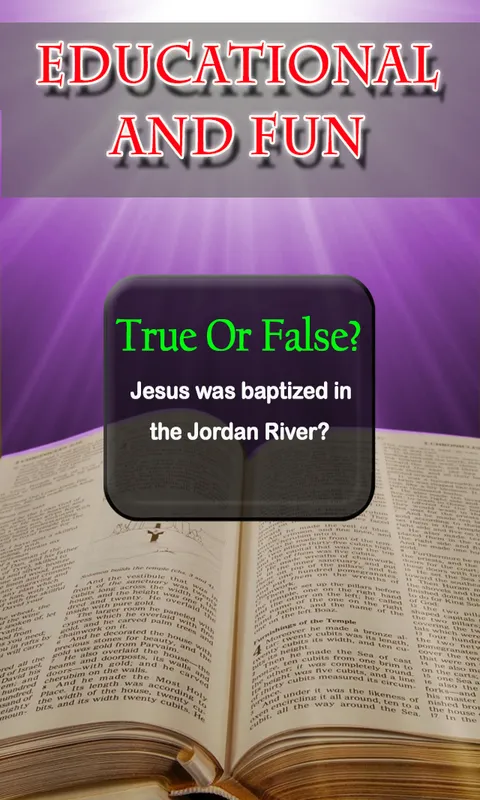 Bible Quiz Religious Trivia | Indus Appstore | Screenshot