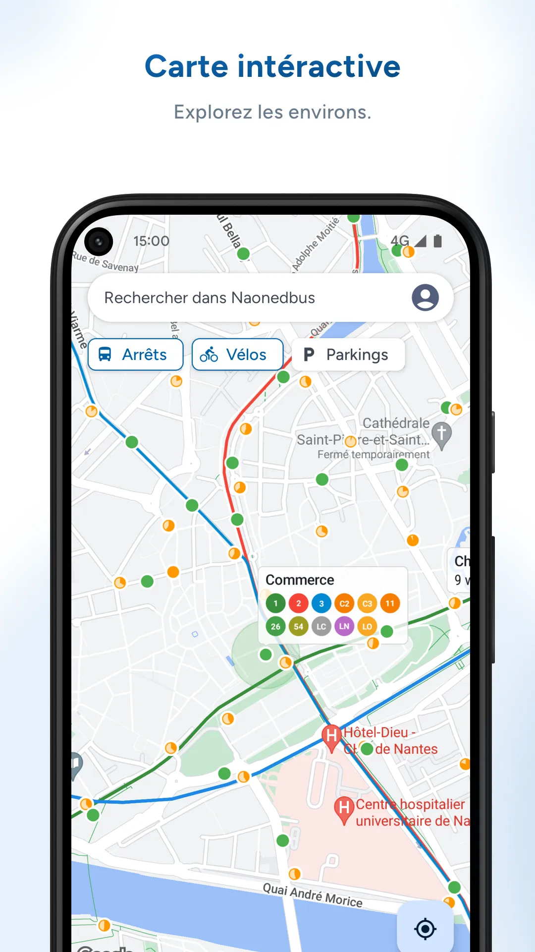 Naonedbus - Bus, Tram à Nantes | Indus Appstore | Screenshot