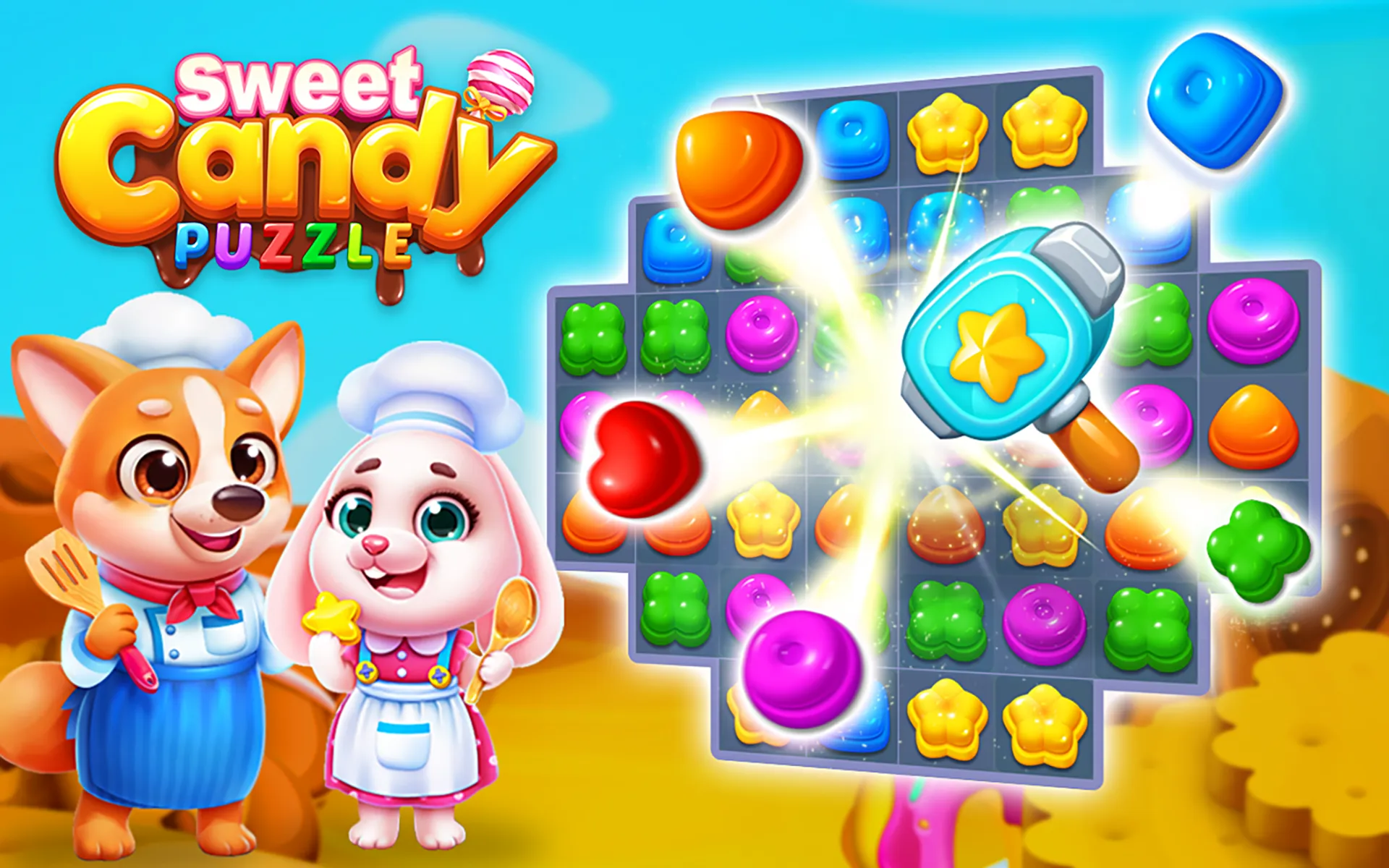 Sweet Candy Puzzle: Match Game | Indus Appstore | Screenshot