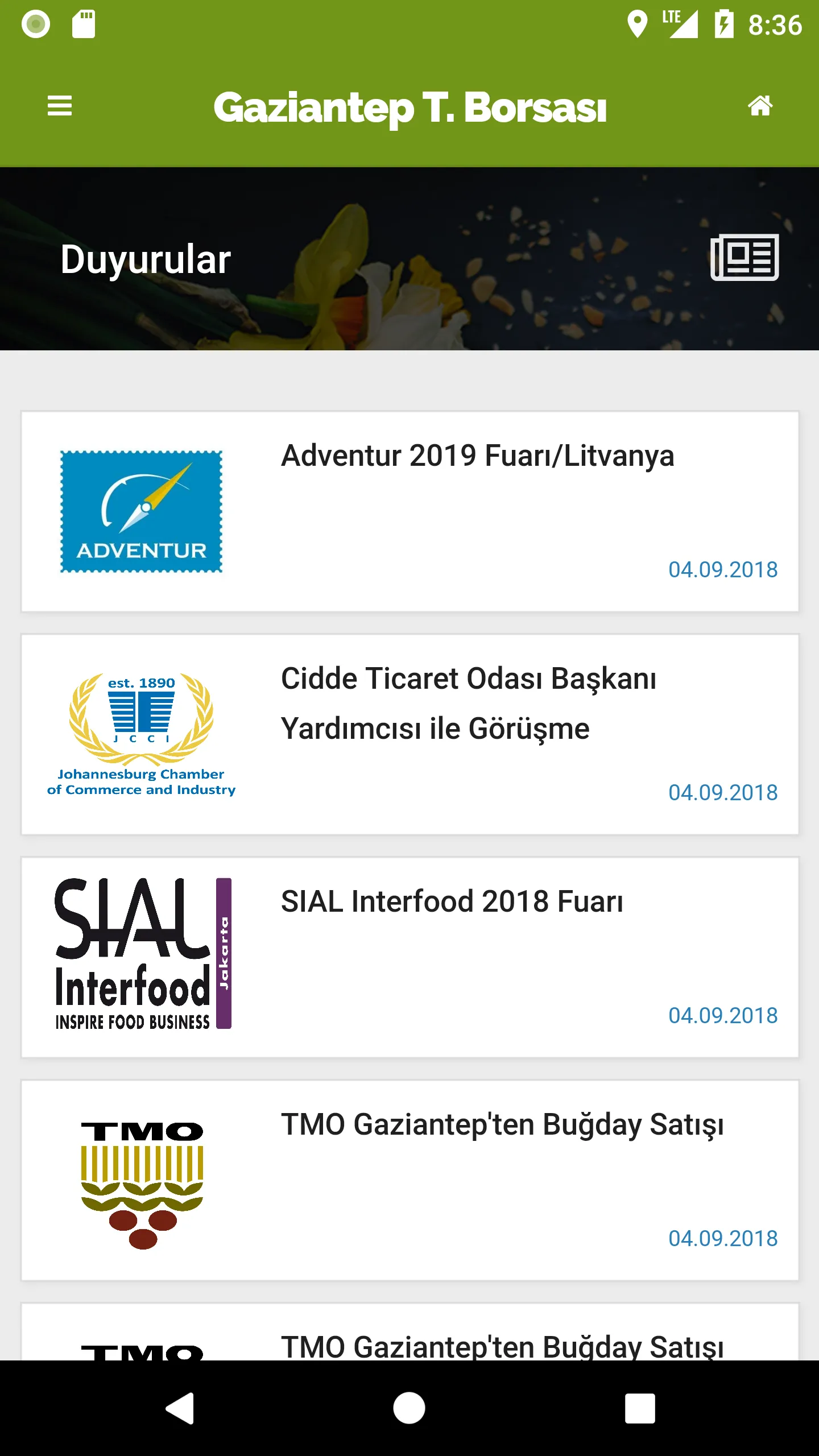 Gaziantep Ticaret Borsası | Indus Appstore | Screenshot