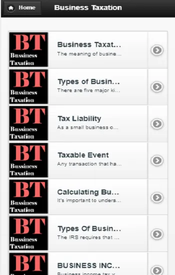 Business Taxation | Indus Appstore | Screenshot