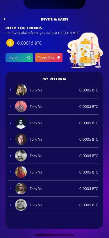 22BT Coin Mining | Indus Appstore | Screenshot