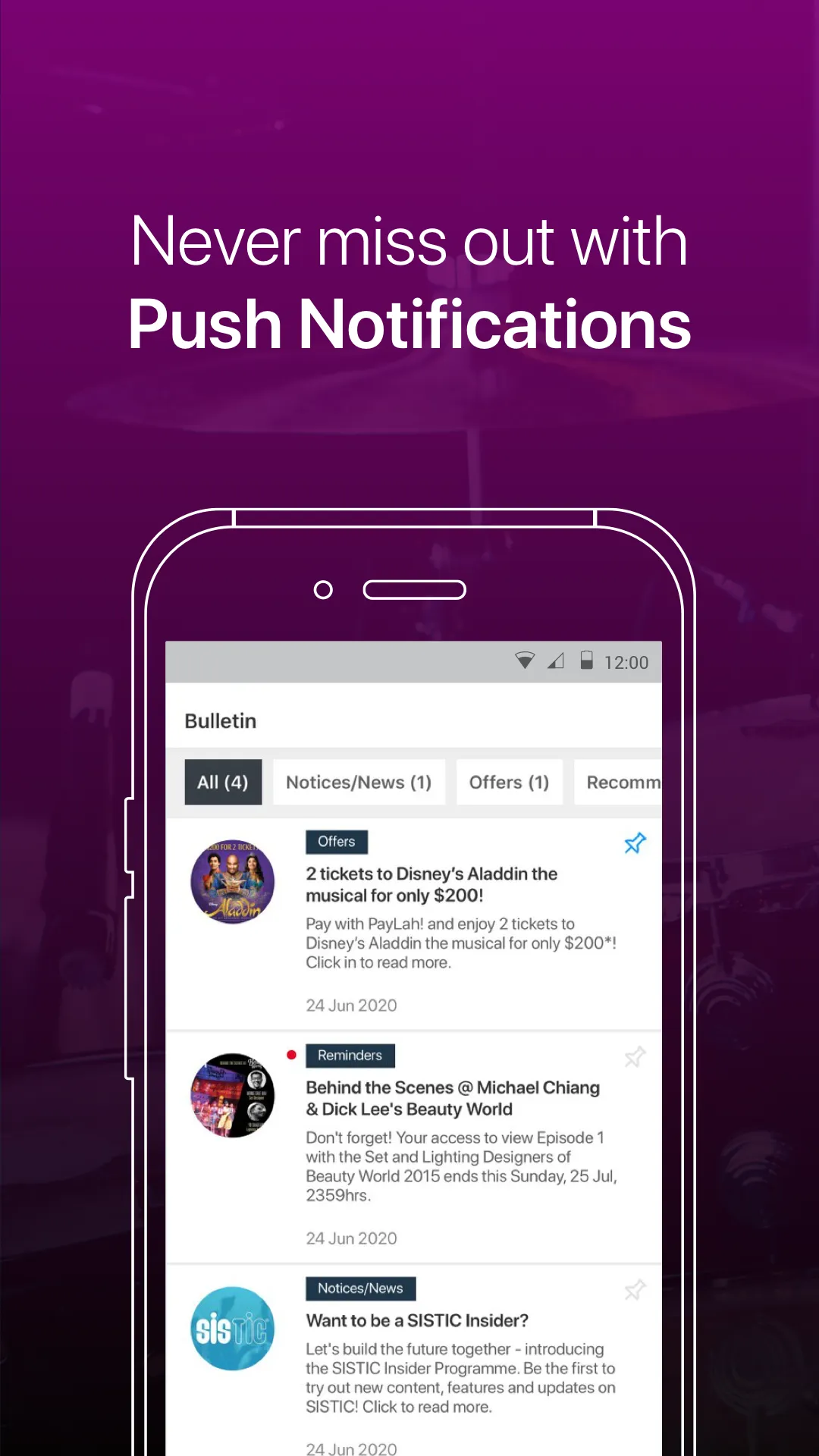 SISTIC | Indus Appstore | Screenshot