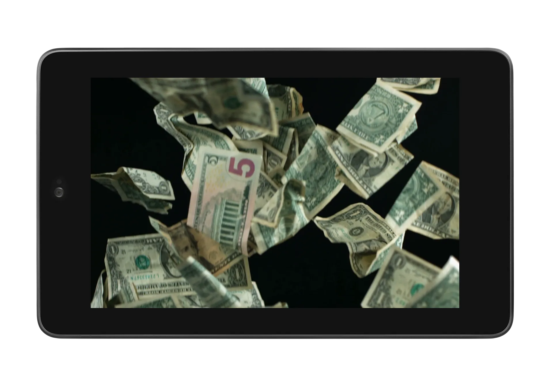 Falling Money 3D Wallpaper | Indus Appstore | Screenshot