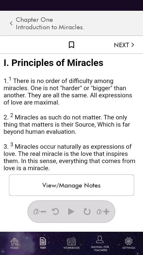 ACIM Original Edition | Indus Appstore | Screenshot