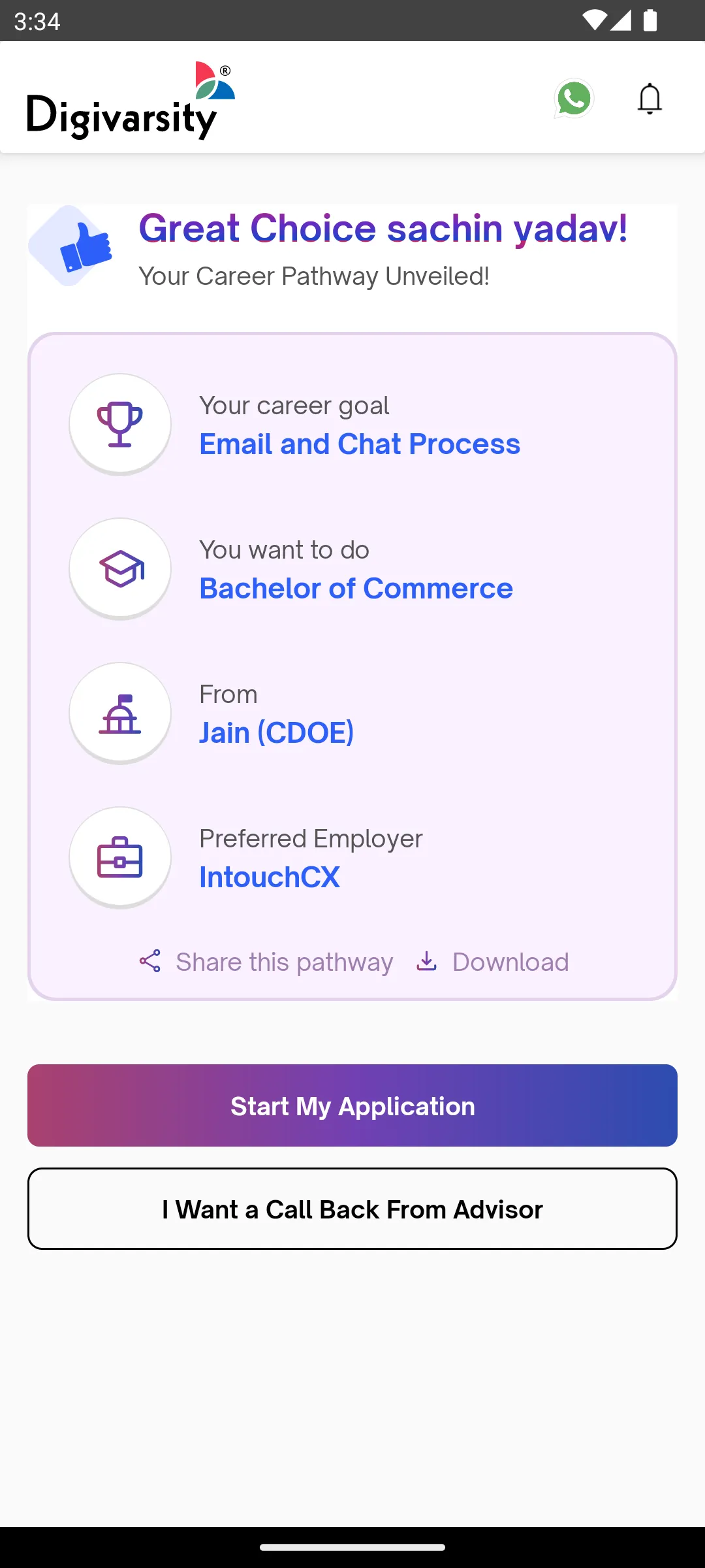 Digivarsity - Education App | Indus Appstore | Screenshot