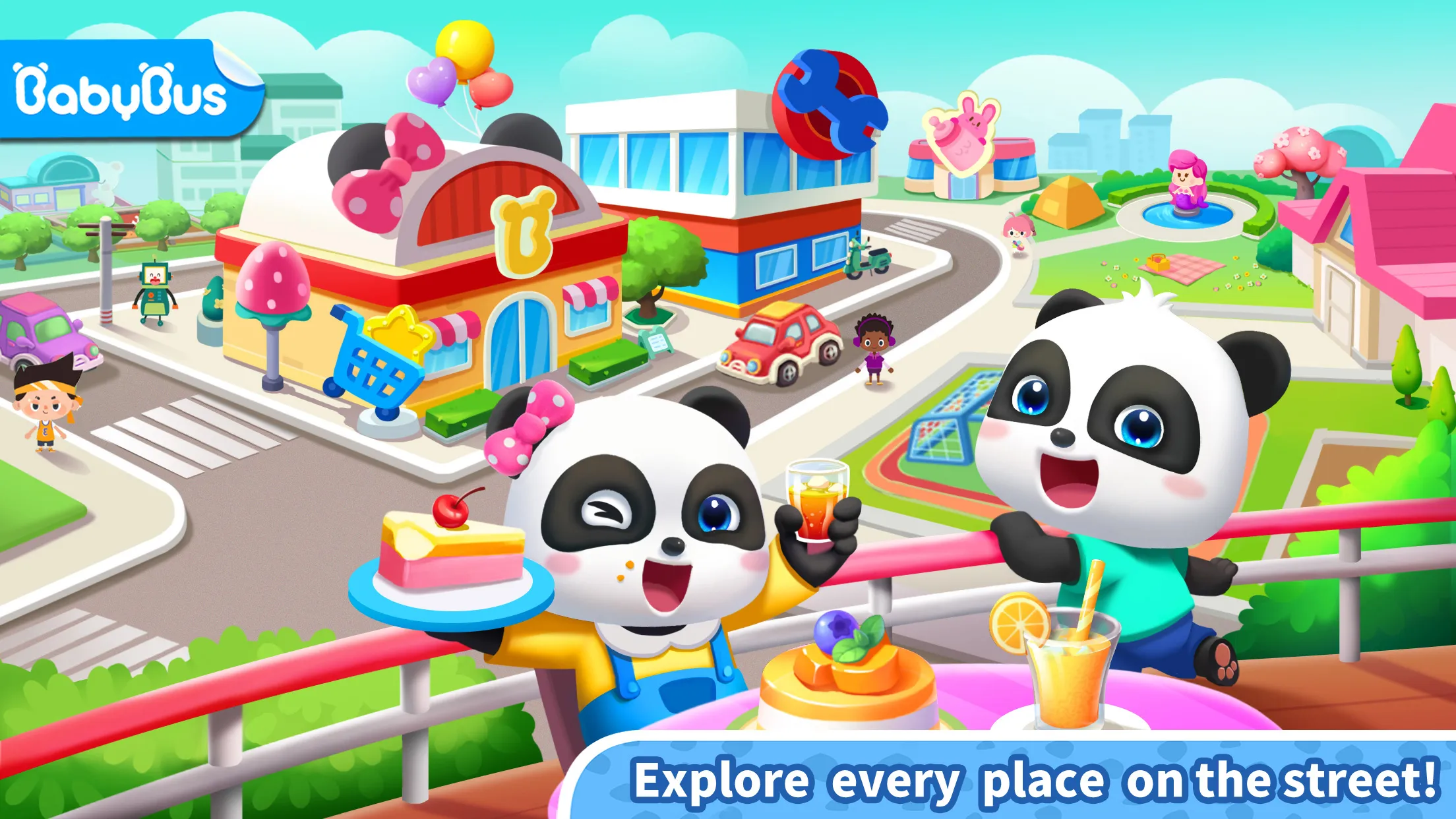 Little Panda's Town: Street | Indus Appstore | Screenshot