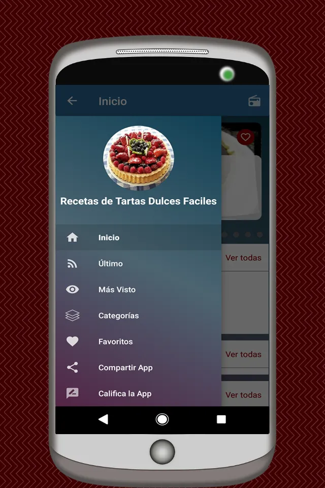 Recetas de Tartas Dulces | Indus Appstore | Screenshot