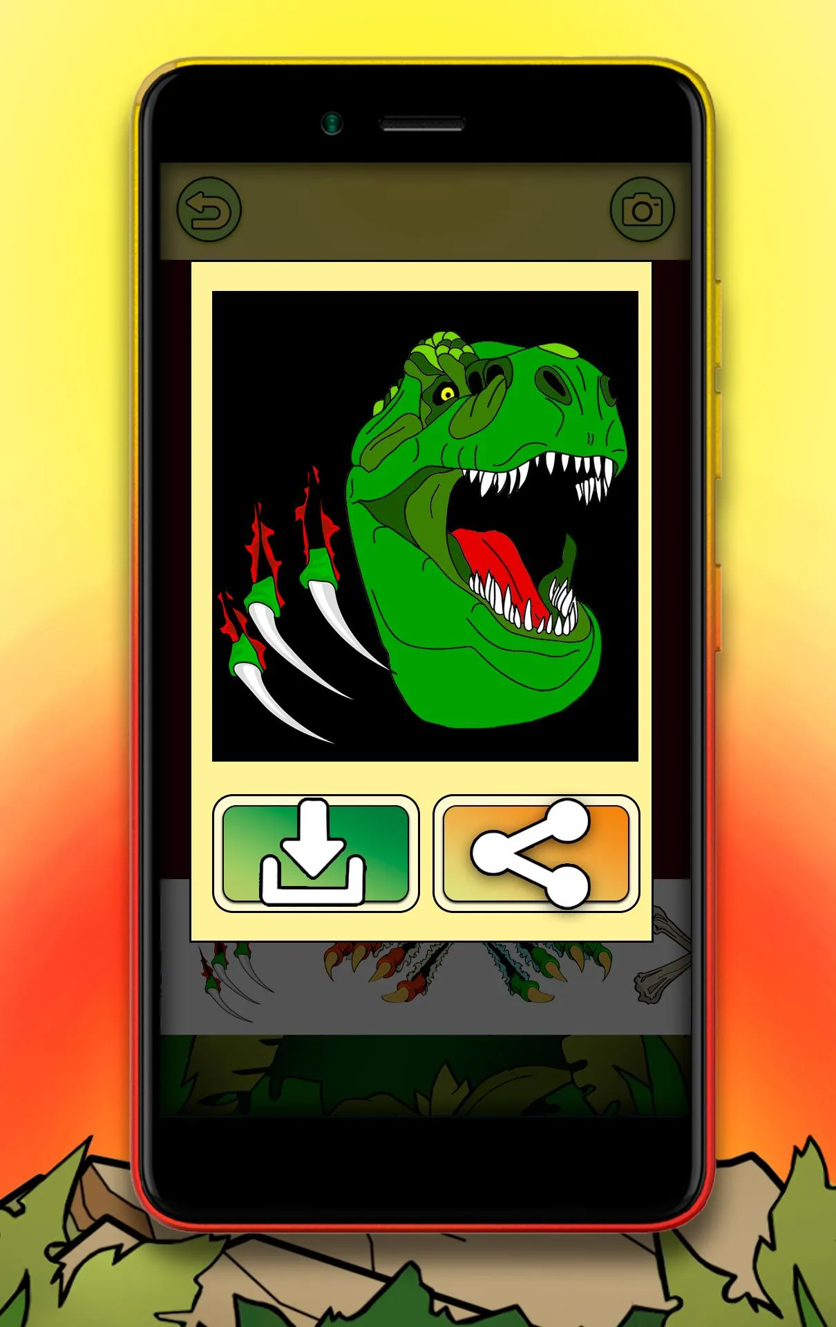 Dinosaur Coloring Book | Indus Appstore | Screenshot