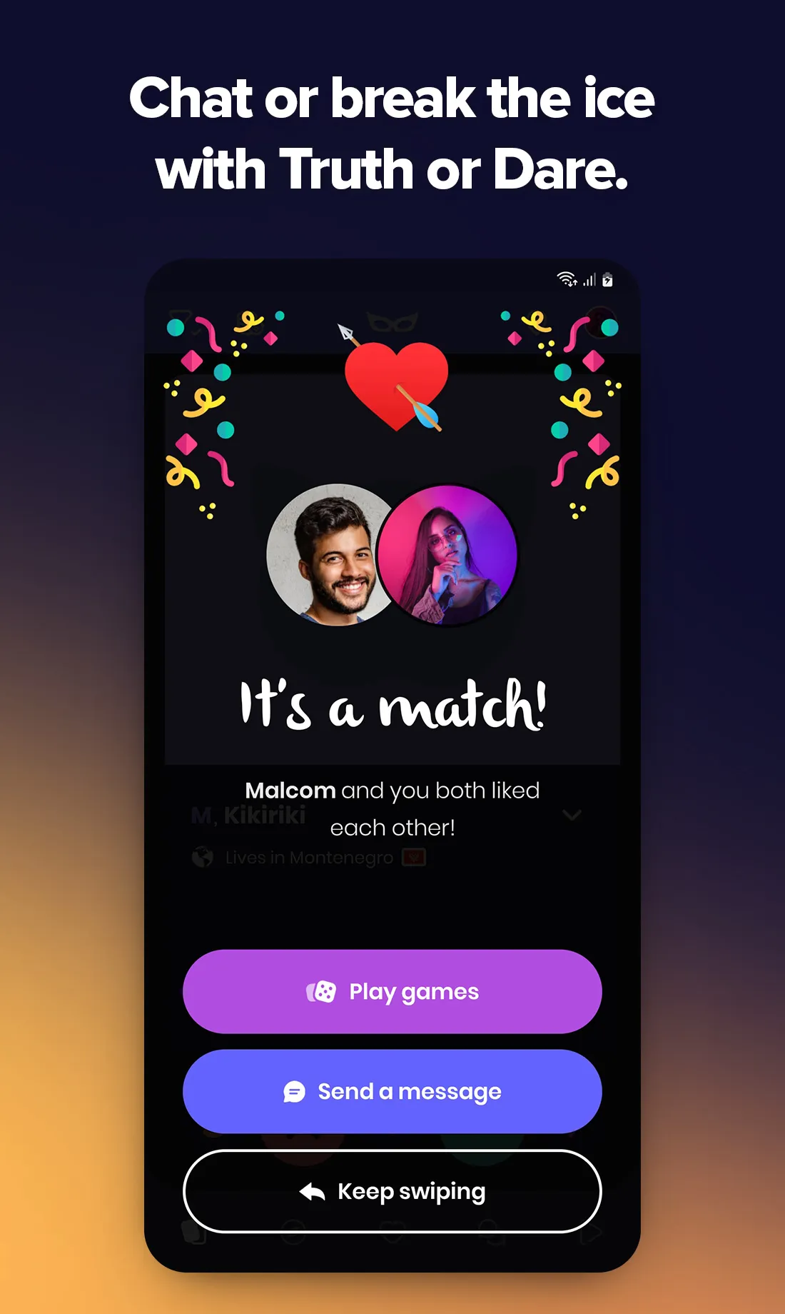 Masked Fling: Dating app | Indus Appstore | Screenshot