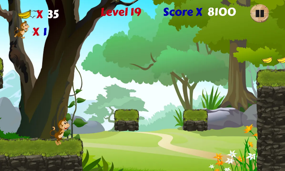 Jungle Monkey Run | Indus Appstore | Screenshot