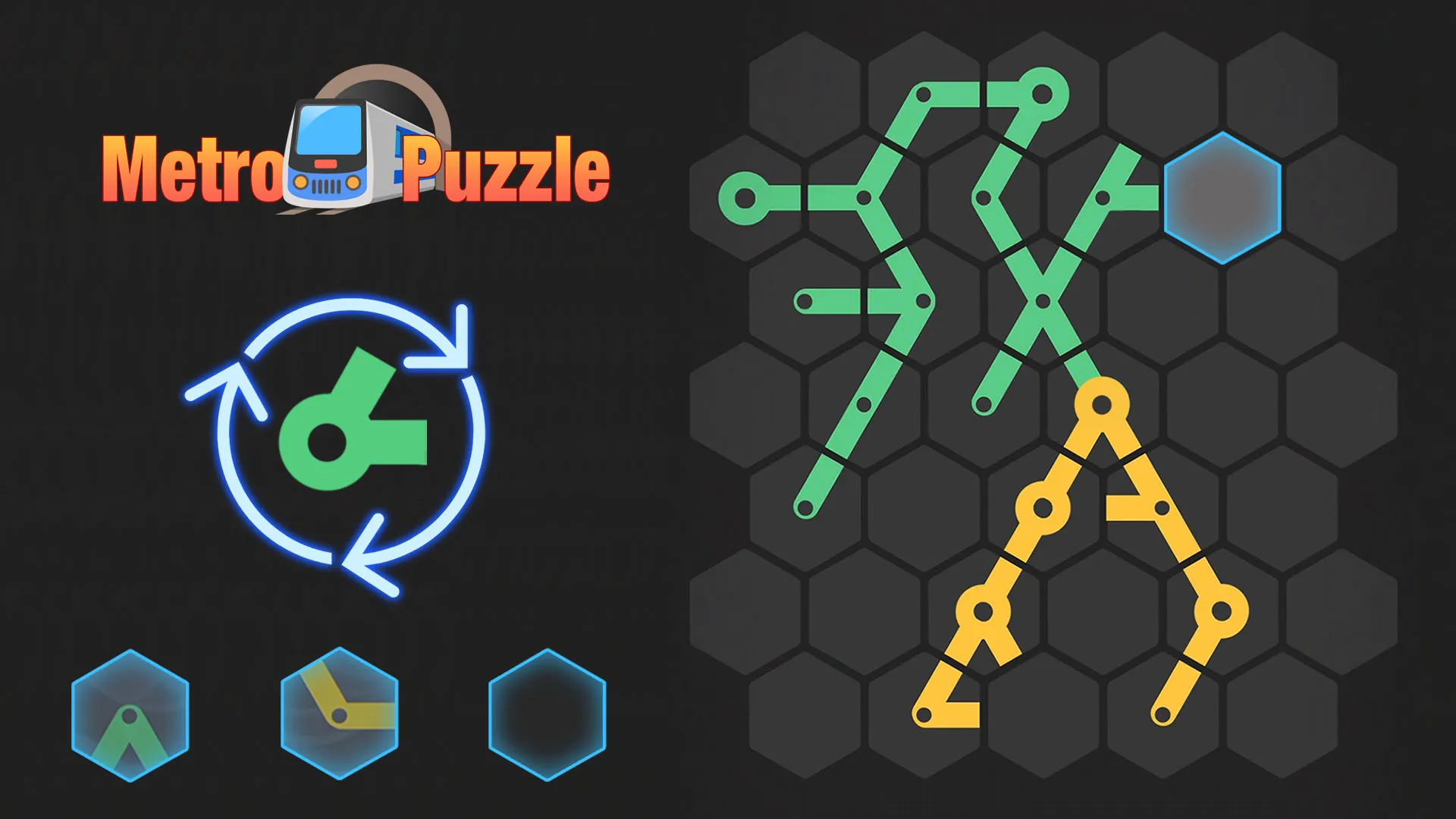 Metro Puzzle match hexa blocks | Indus Appstore | Screenshot