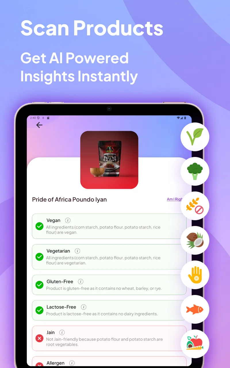 Food Check AI – What’s Inside | Indus Appstore | Screenshot