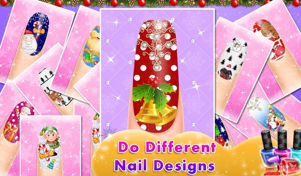 Christmas Nail Art Salon Games | Indus Appstore | Screenshot