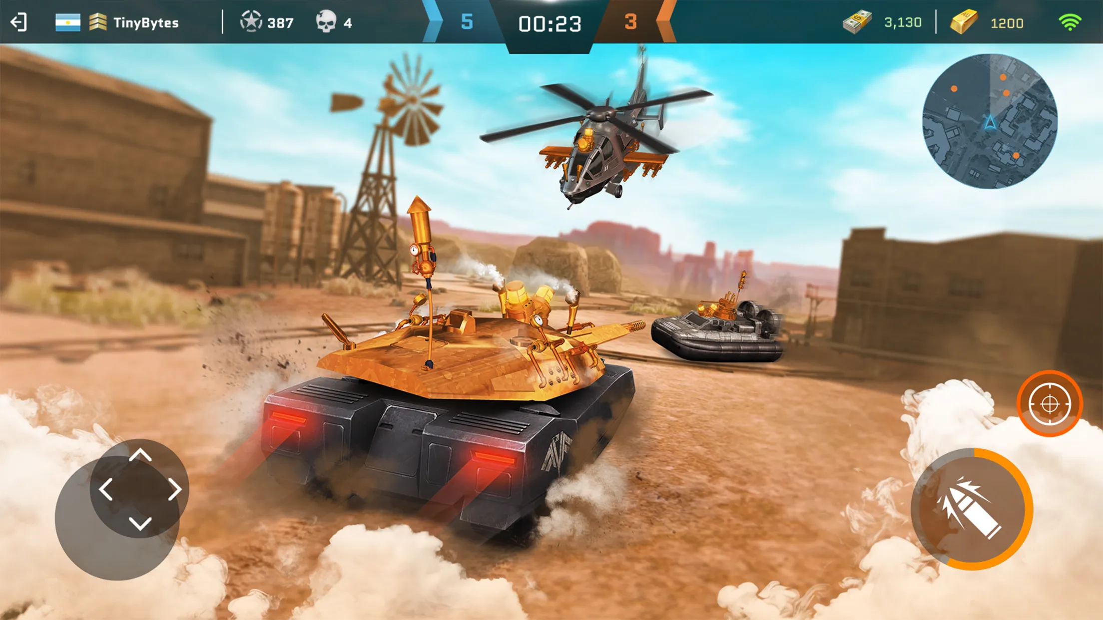 Massive Warfare: Tanks PvP War | Indus Appstore | Screenshot