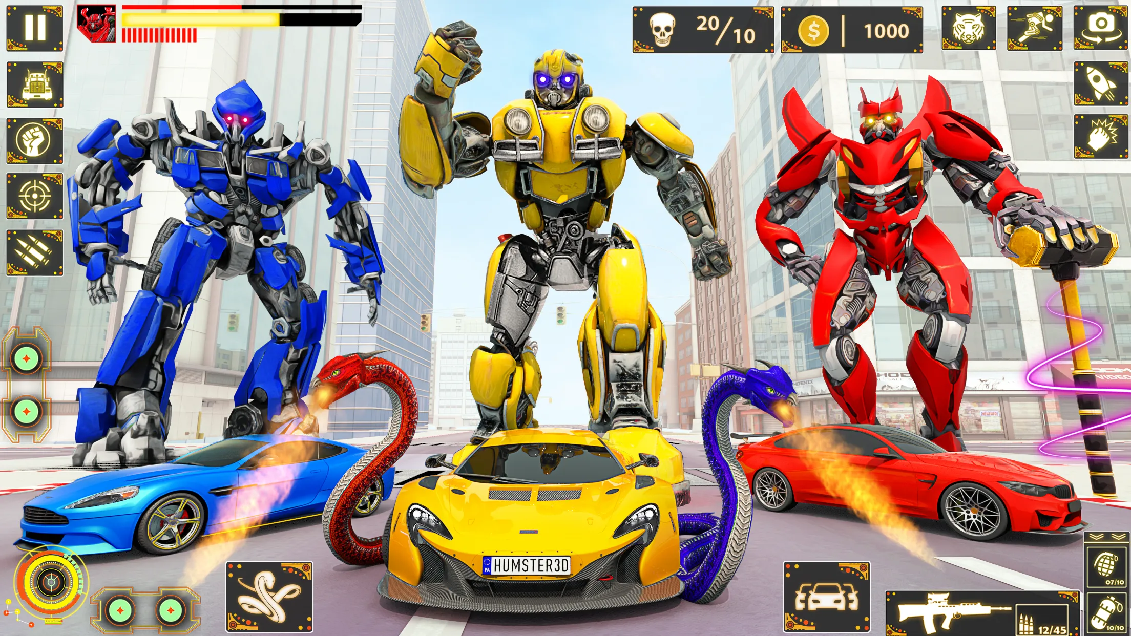 Snake Car Robot Transformation | Indus Appstore | Screenshot