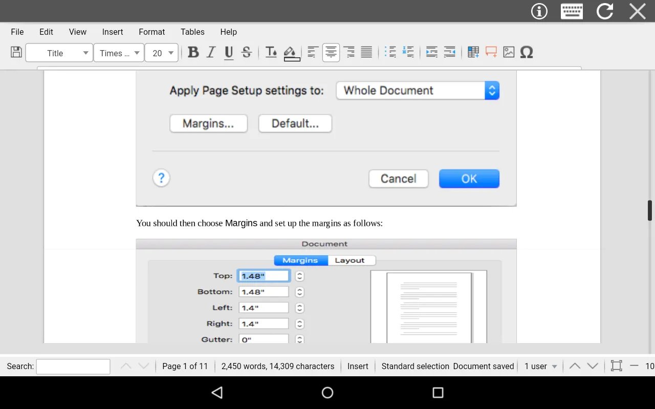 AndroDOC editor for Doc & Word | Indus Appstore | Screenshot