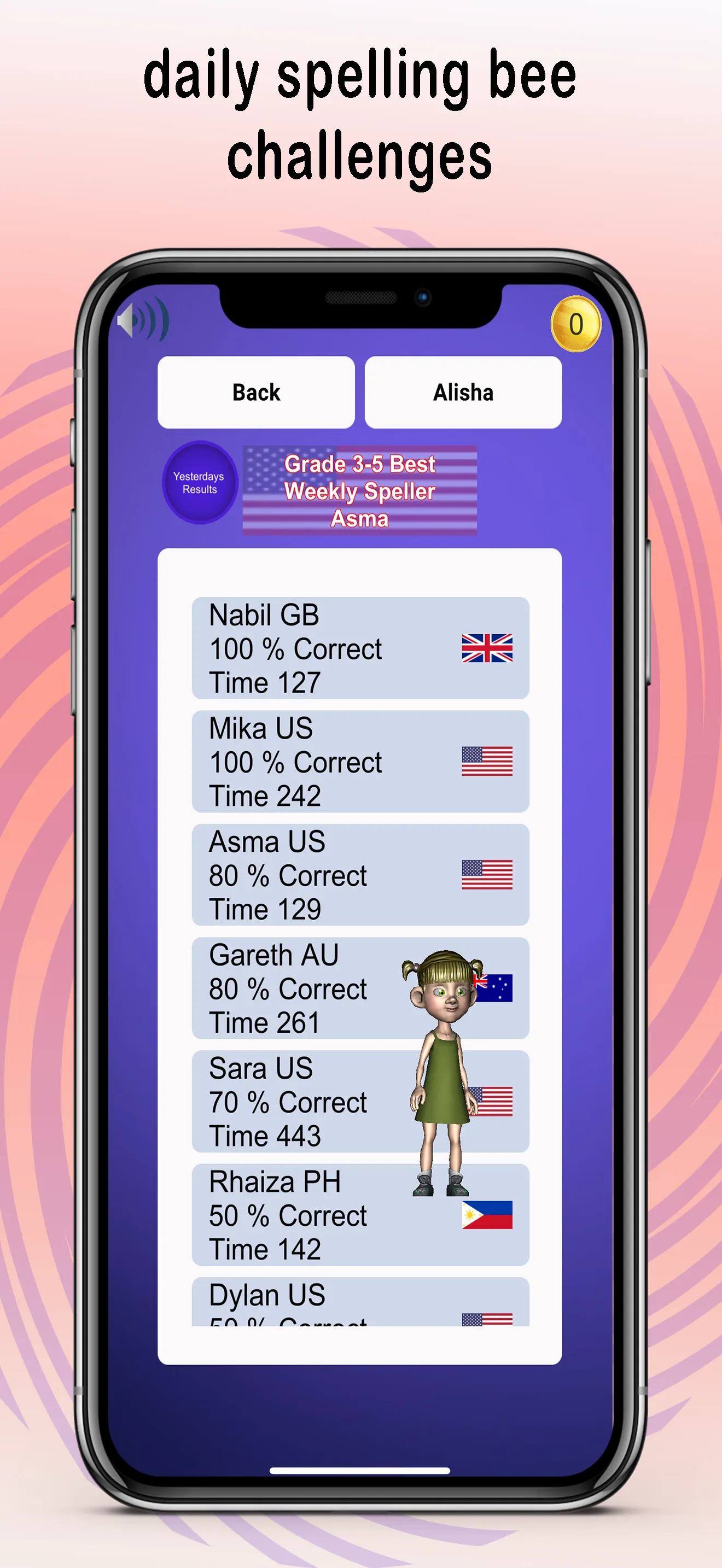 Spelling Bee Games & Tests | Indus Appstore | Screenshot
