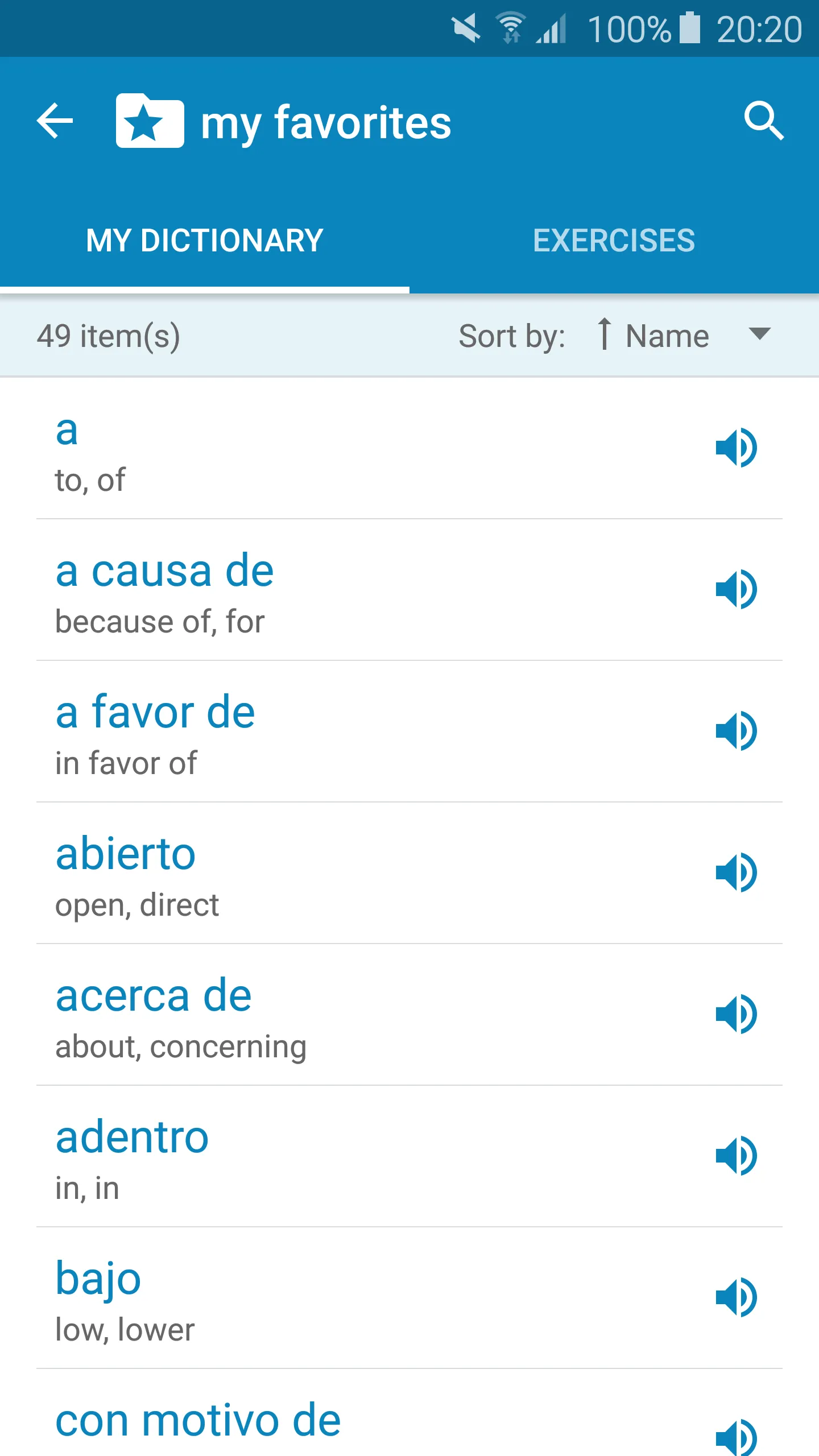 Spanish-English Dictionary | Indus Appstore | Screenshot