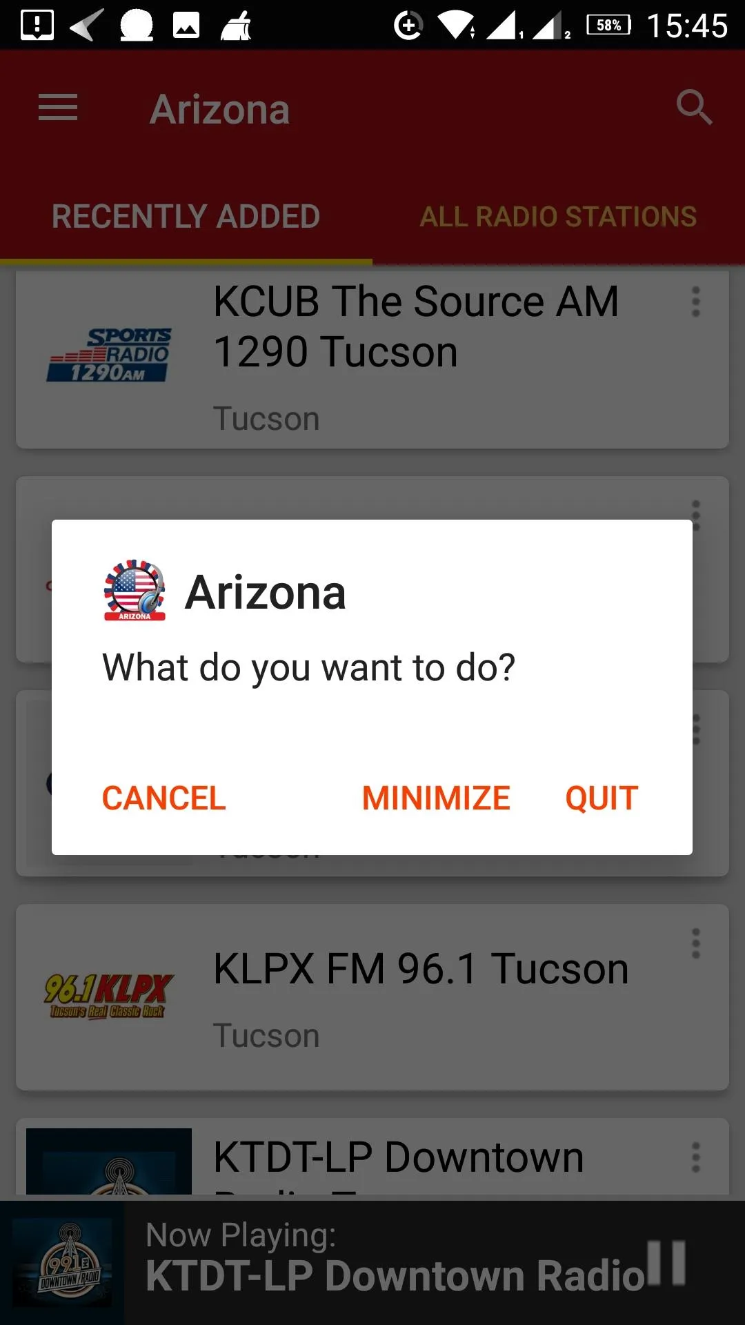 Arizona Radio Stations - USA | Indus Appstore | Screenshot