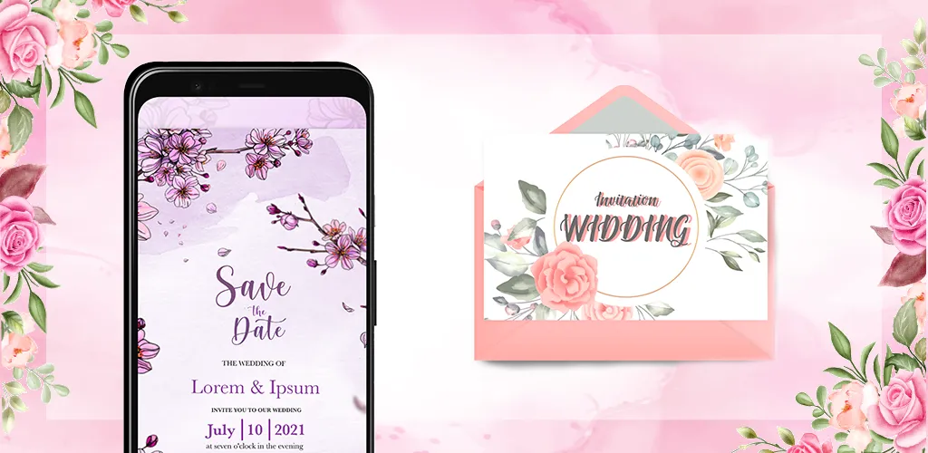 Wedding invitation maker | Indus Appstore | Screenshot