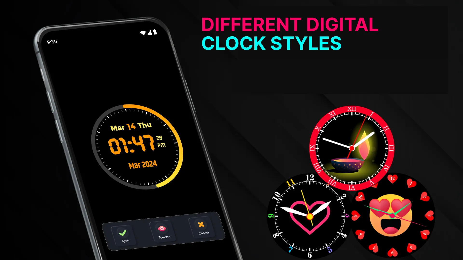 Neon Digital Clock | Indus Appstore | Screenshot