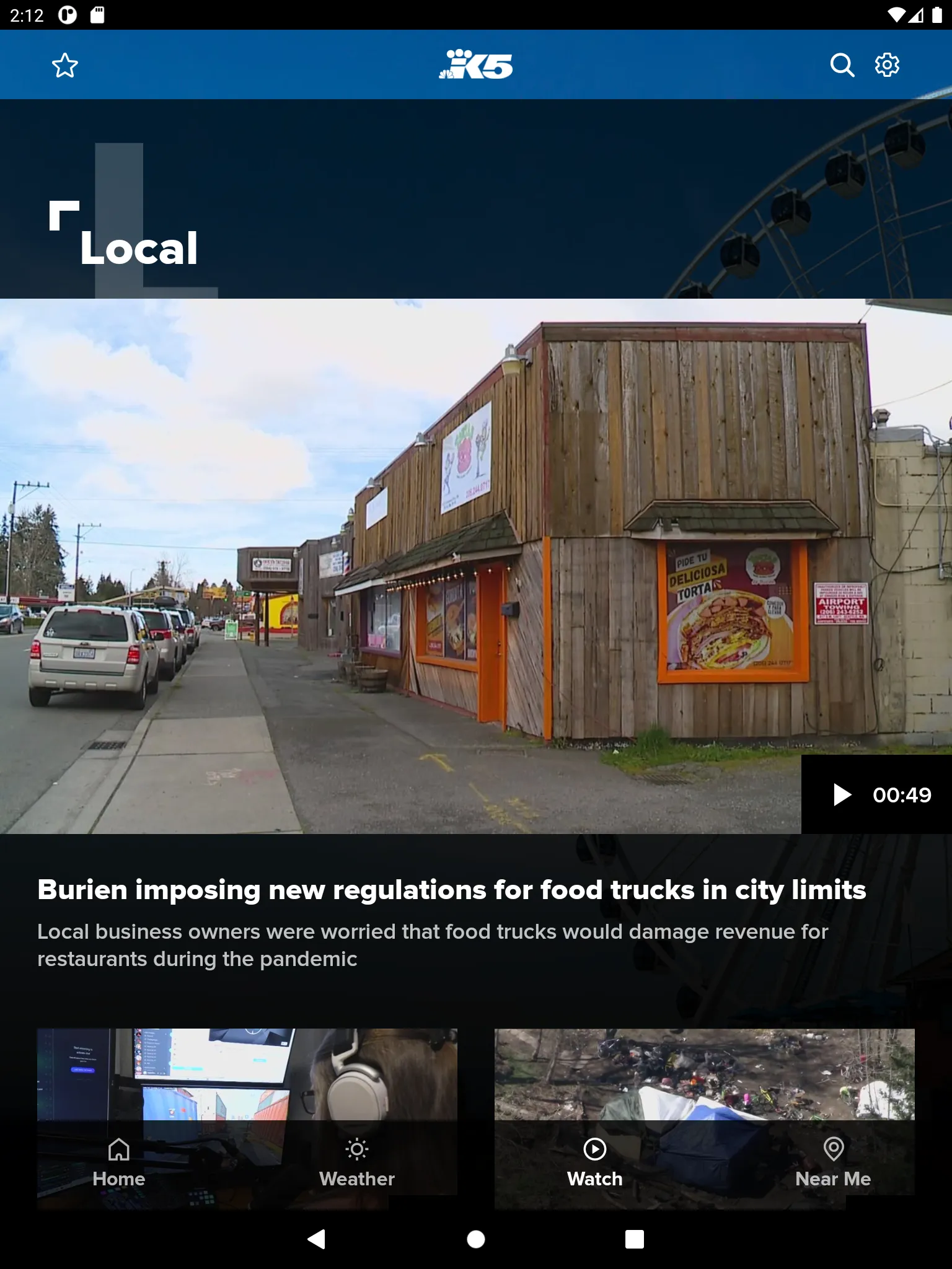 KING 5 News for Seattle/Tacoma | Indus Appstore | Screenshot