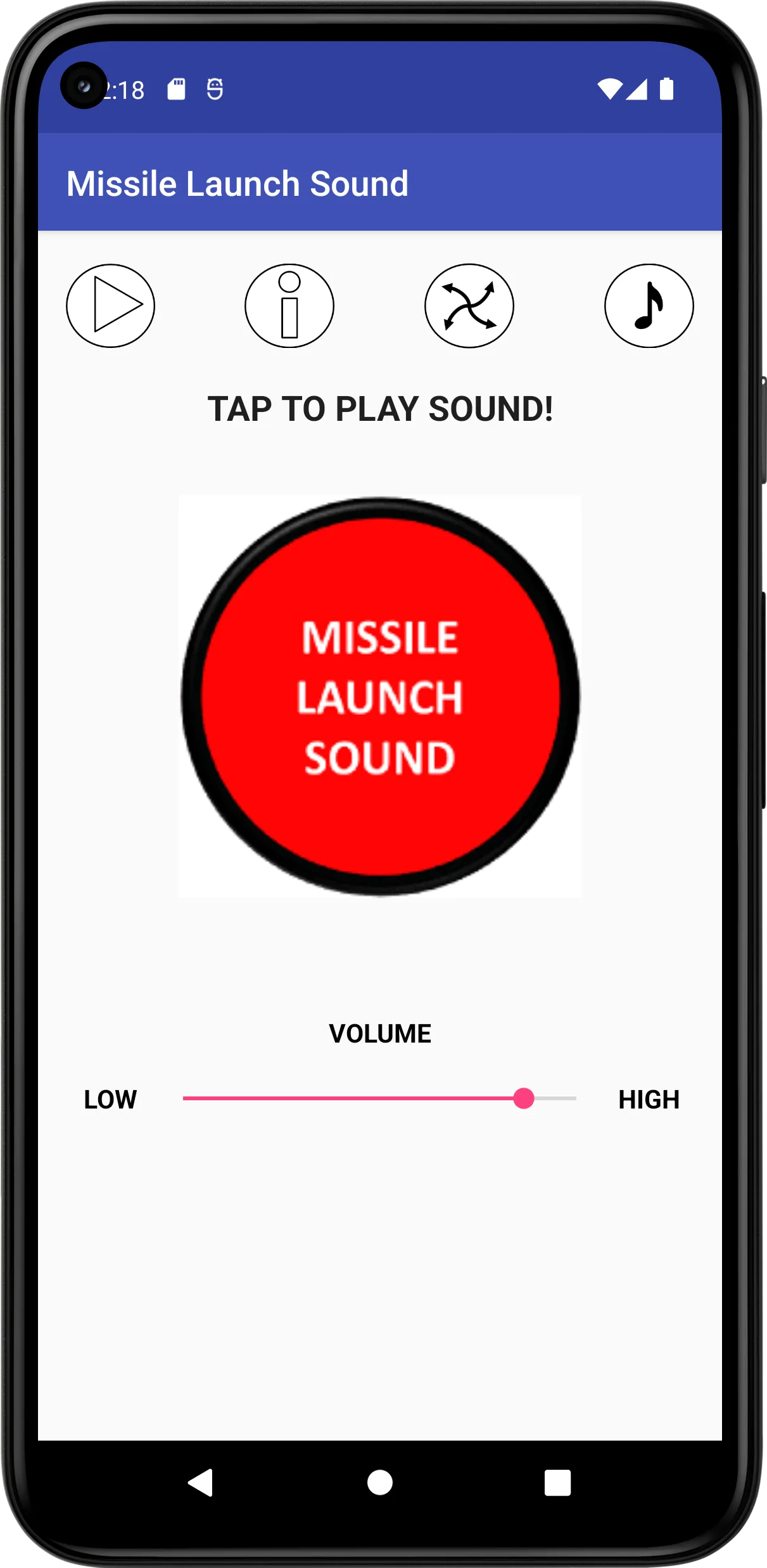 Missile Launch Sound | Indus Appstore | Screenshot