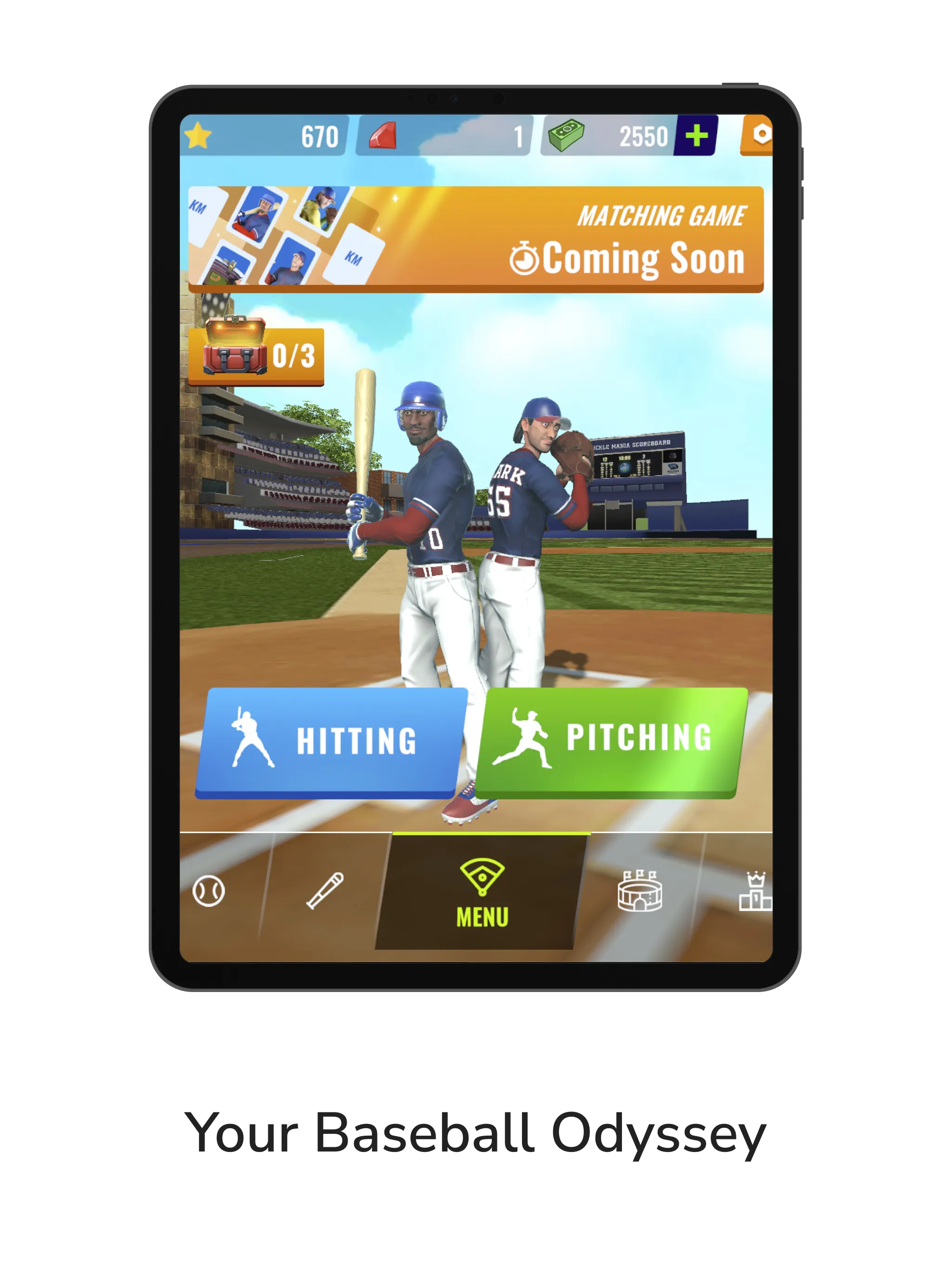 Knuckle Mania Baseball | Indus Appstore | Screenshot