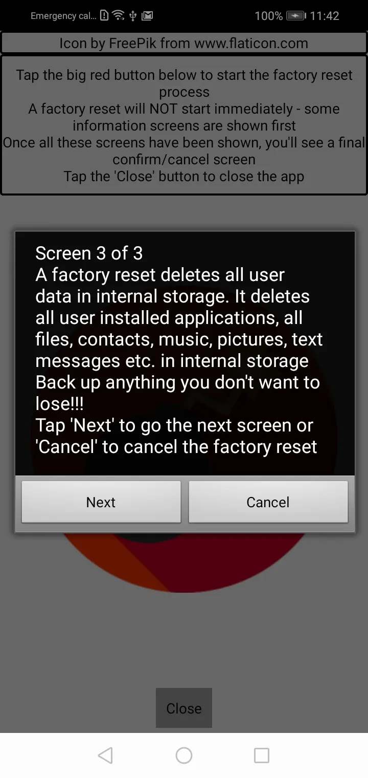 Fast Factory Reset | Indus Appstore | Screenshot