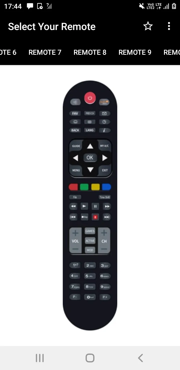 Dish TV Remote | Indus Appstore | Screenshot