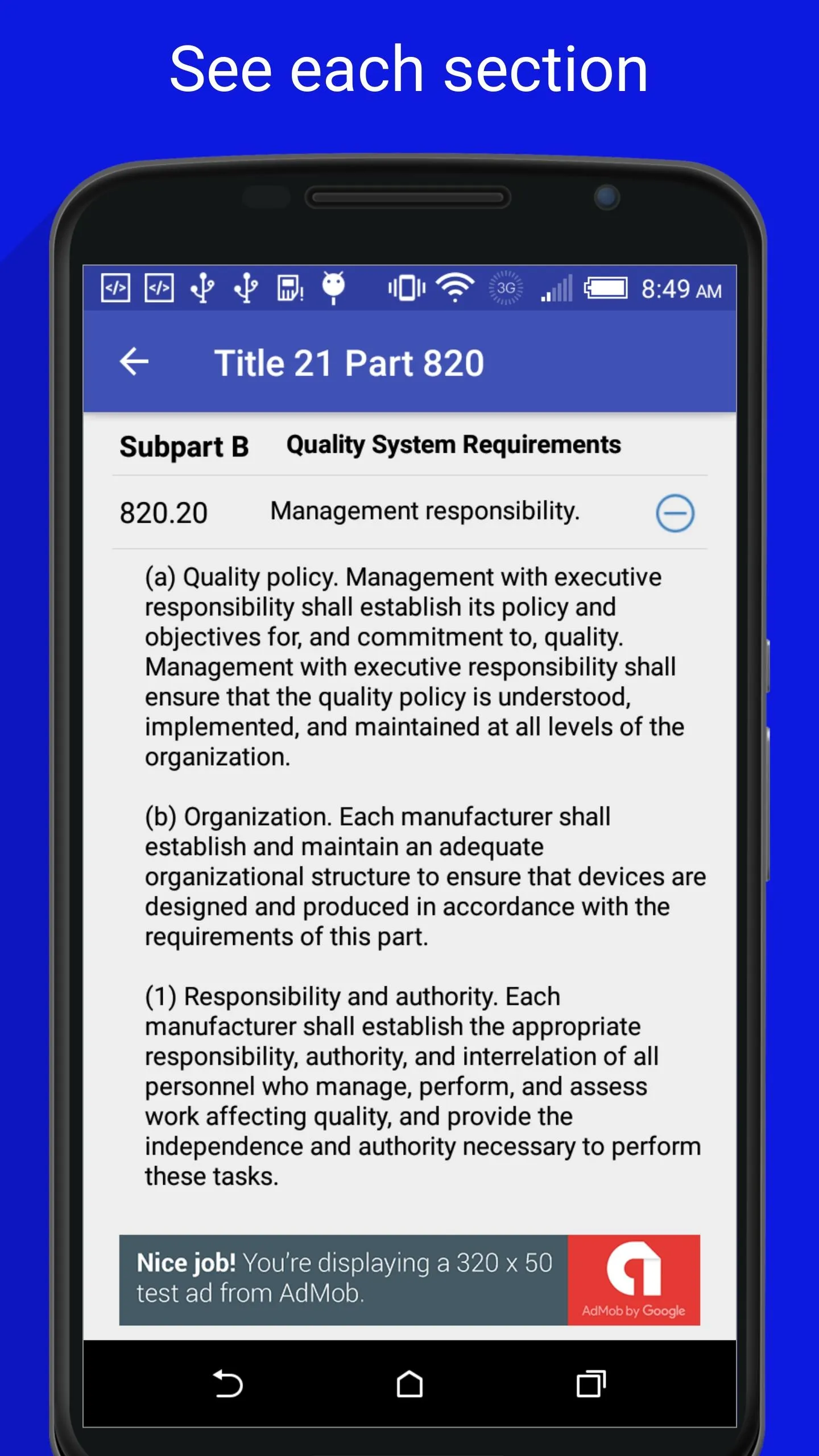 FDA Regulations | Indus Appstore | Screenshot