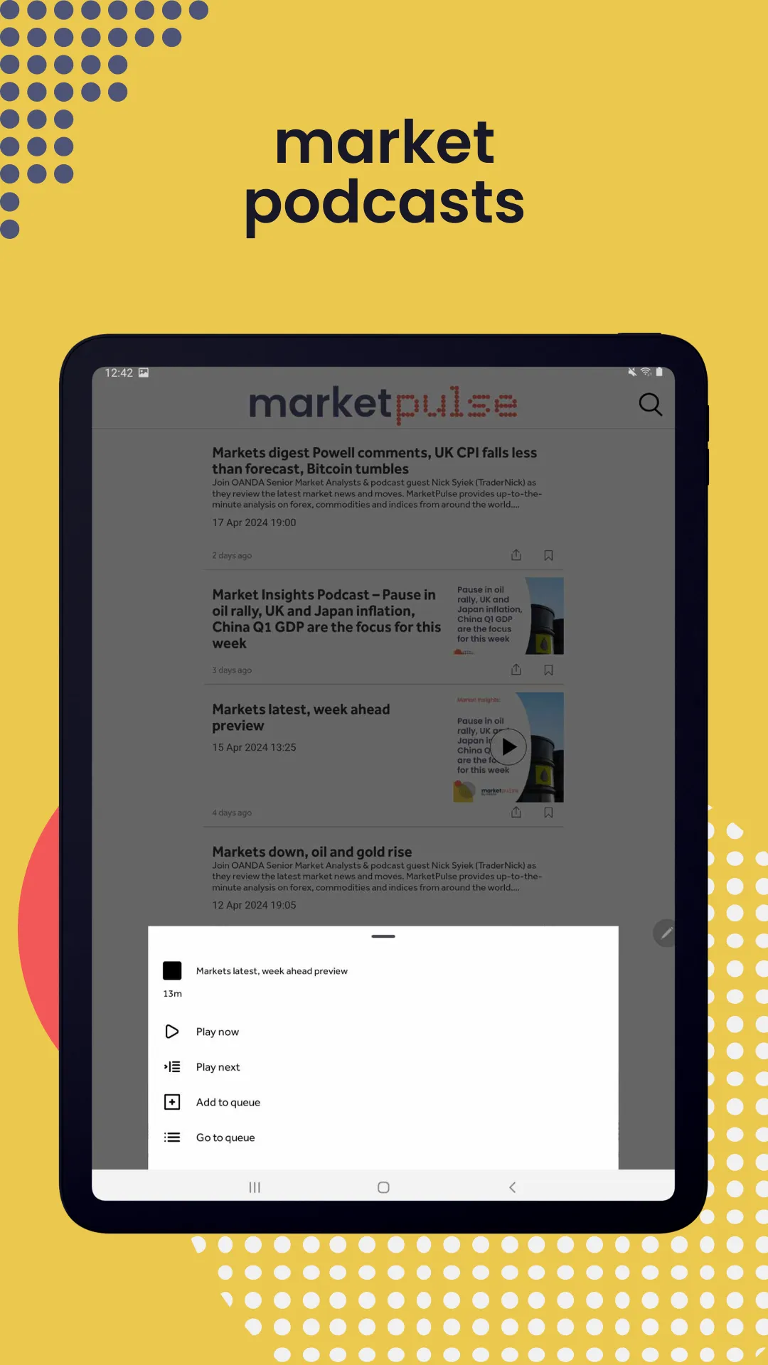 OANDA MarketPulse | Indus Appstore | Screenshot