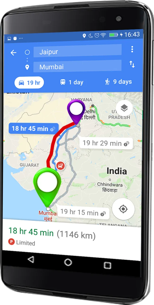 GPS Route Finder: Map Tracker | Indus Appstore | Screenshot