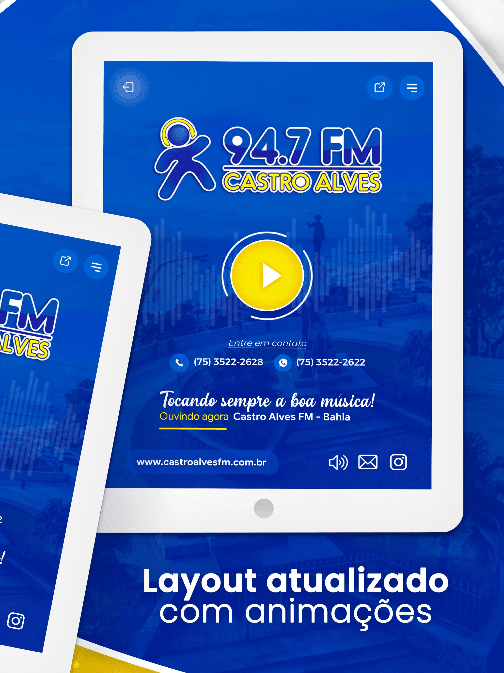 Rádio Castro Alves 94,7 FM | Indus Appstore | Screenshot