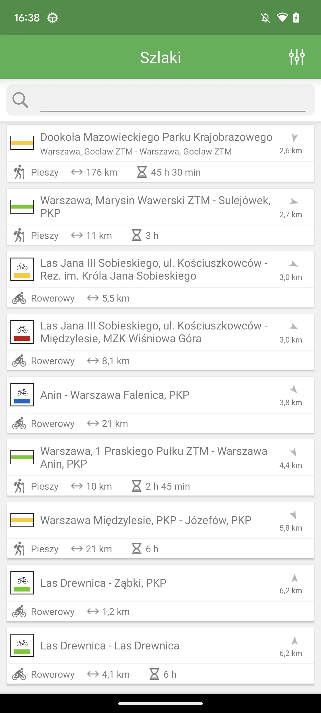 Tourist trails of Mazowsze | Indus Appstore | Screenshot