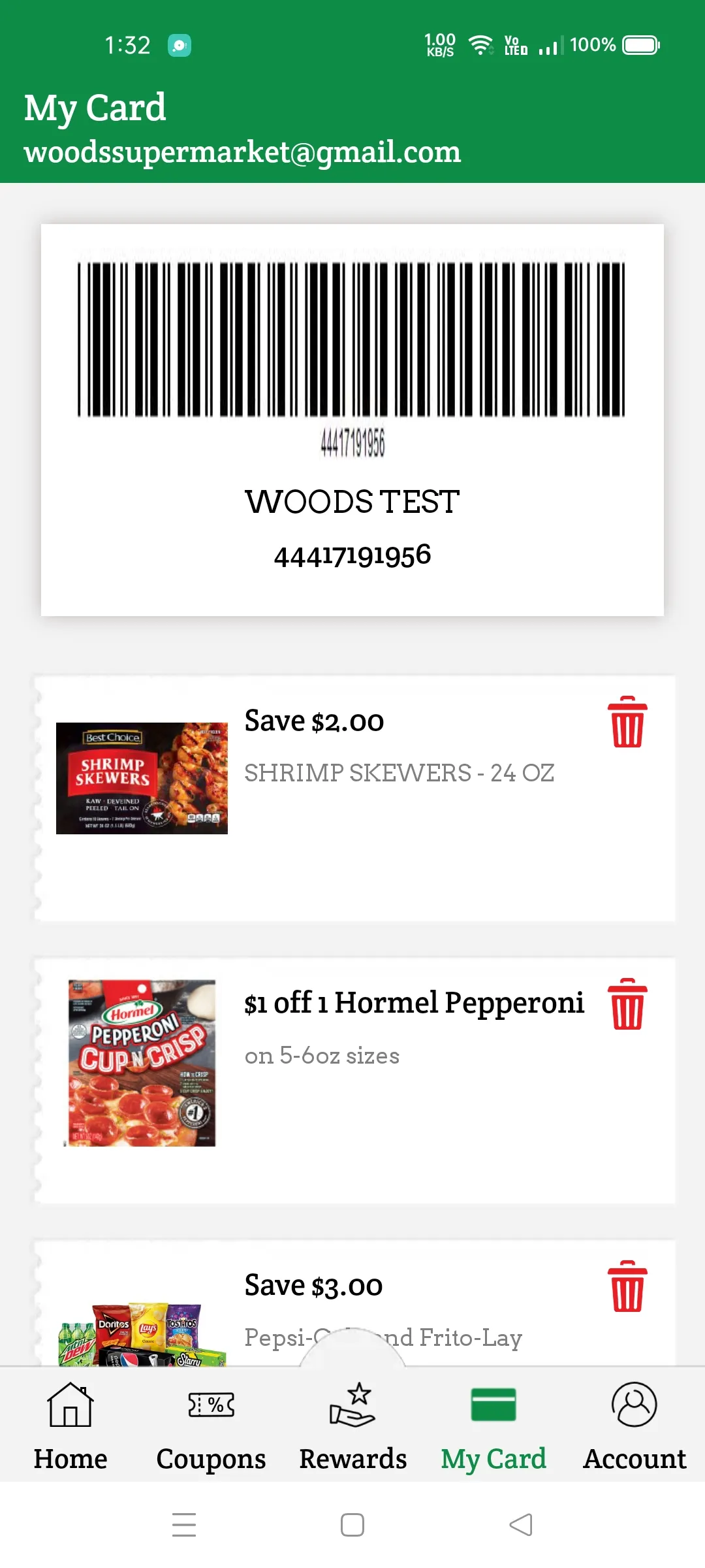 Wood's Supermarket | Indus Appstore | Screenshot